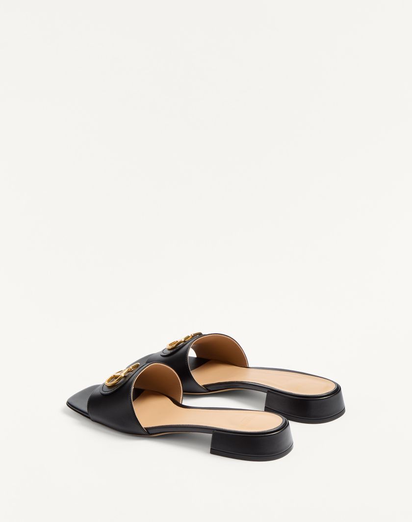 VLOGO SIGNATURE SLIDE SANDAL IN CALFSKIN 20MM - Image 4